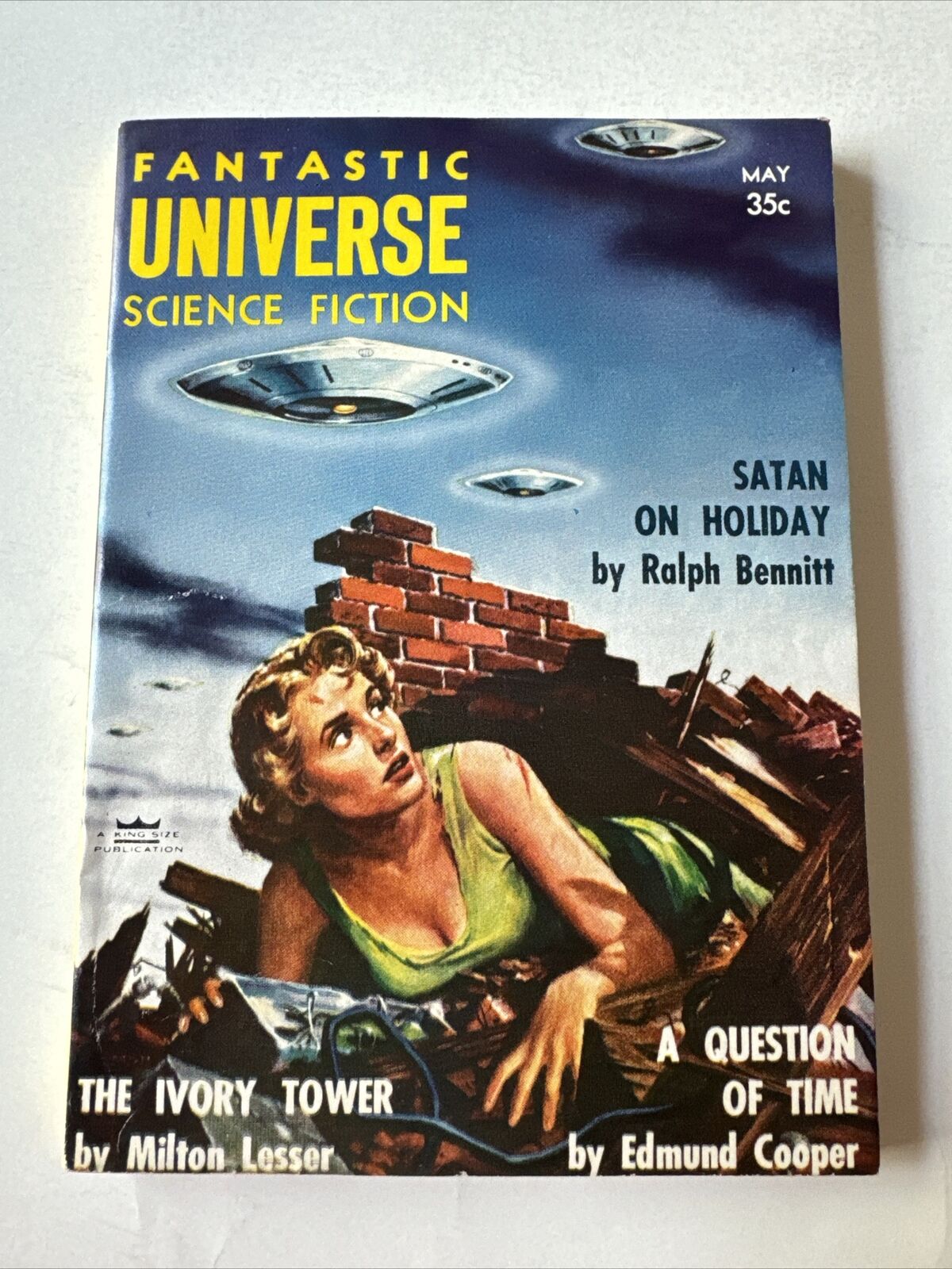 Fantastic Universe (1953-1960 King Size/Great American) Vol. 5 #4, ASIMOV
