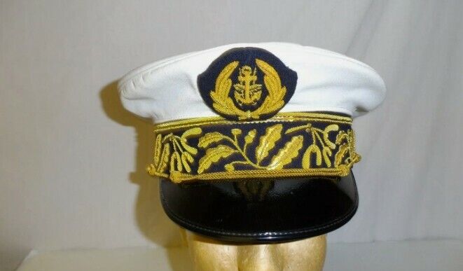 WWII FRENCH NAVAL VISOR CAP all size avialable replica