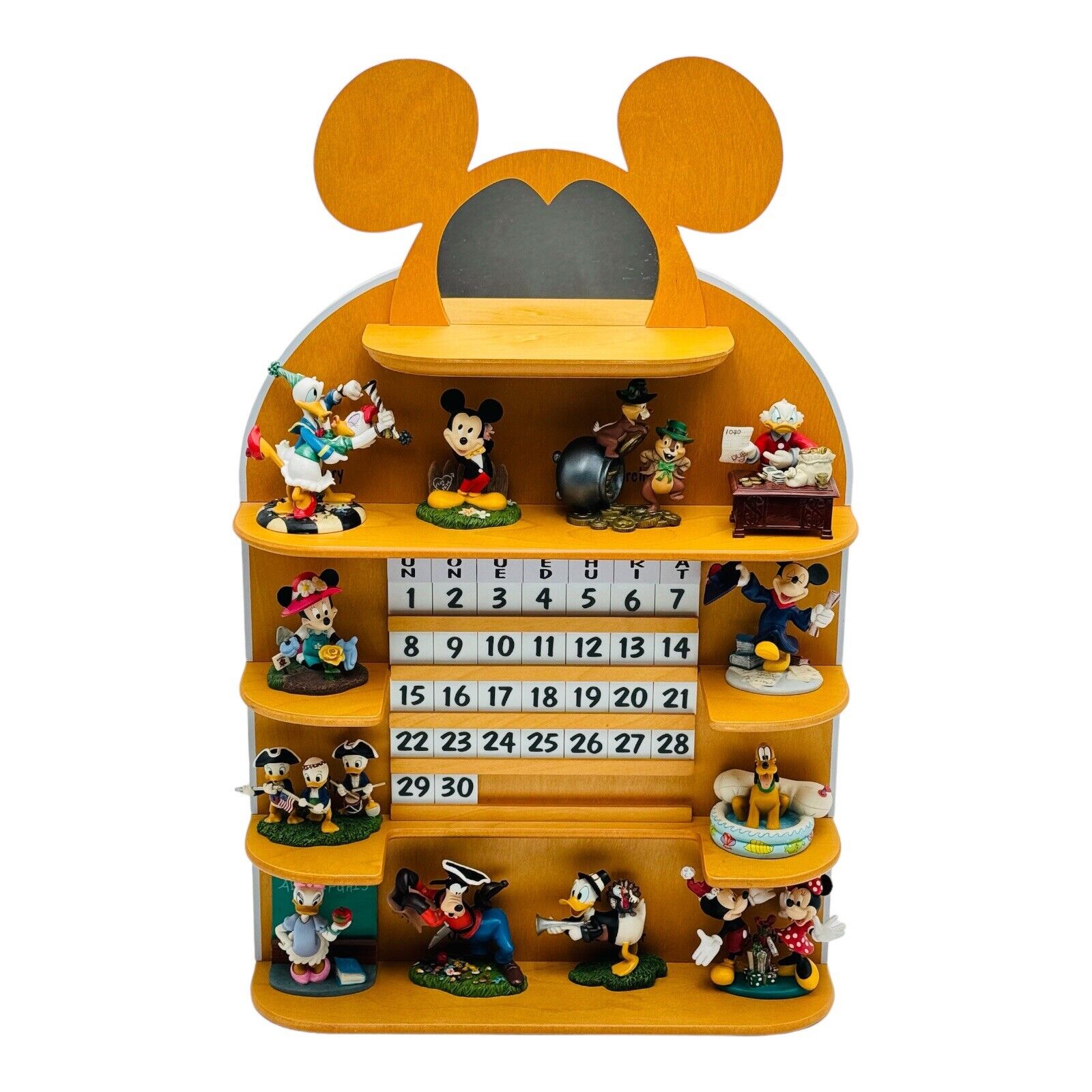 Danbury Mint Disney Classic Characters Perpetual Calendar Mickey Mouse Complete