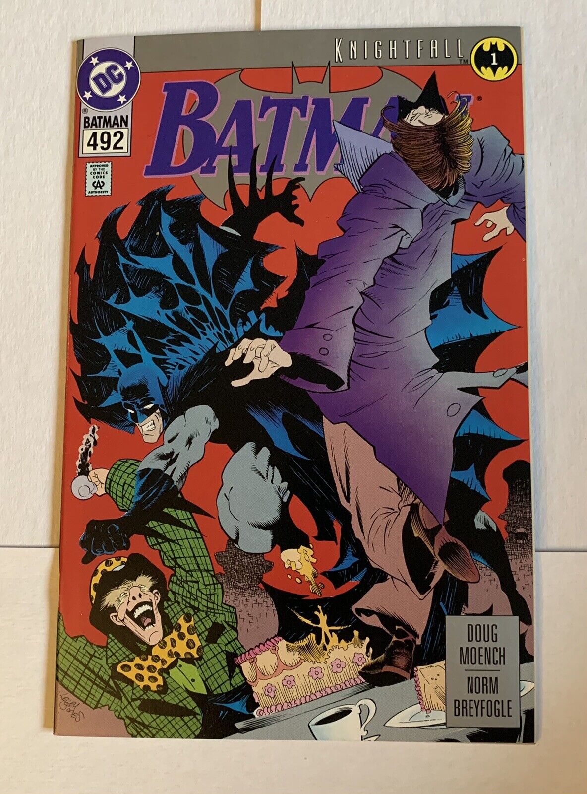 Batman #492 DC Comics 1993 Knightfall Platinum edition