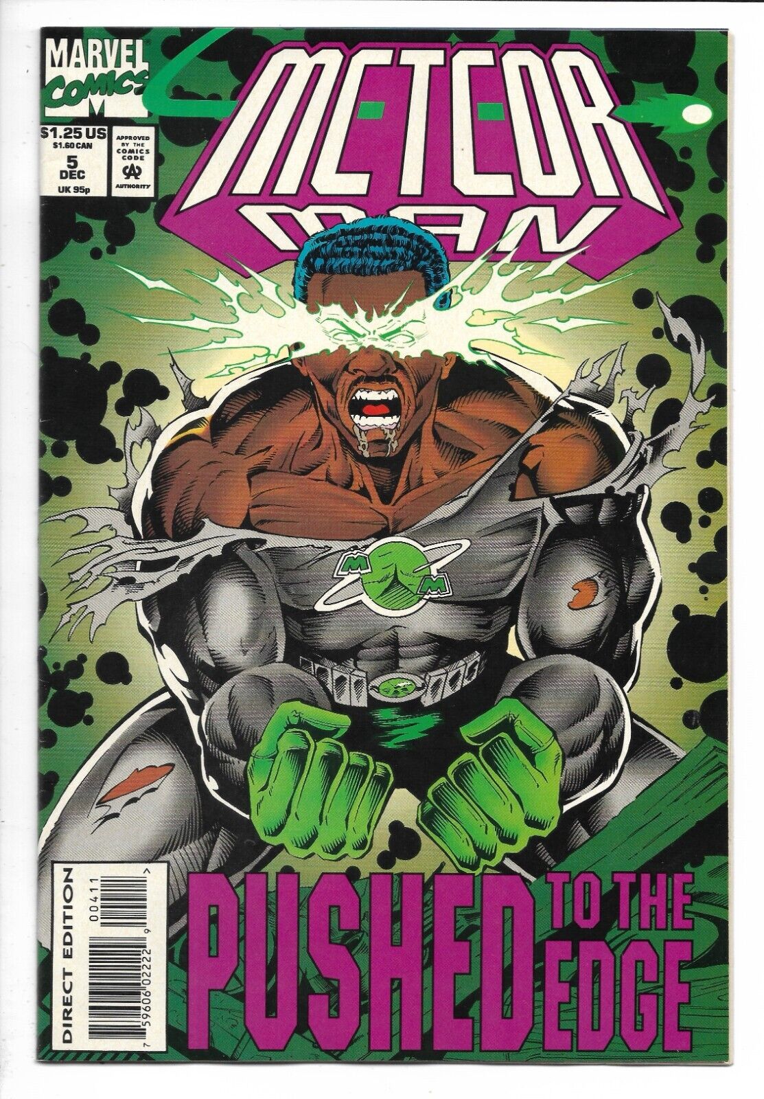 Meteor Man # 5 / Exoset and WarHammer / Marvel Comics / 1993