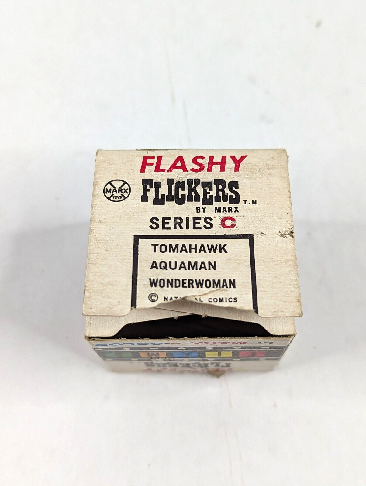 intage 1960s MARX Flashy Flickers Films Series C Aquaman Wonderwoman Tomahawk