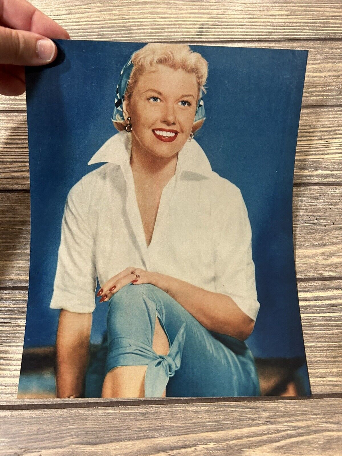 Vintage Doris Day Color Photograph 8x10 Press Release