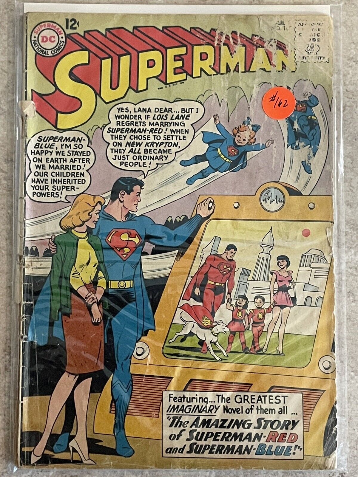 DC Superman #162, July 1963 GD-