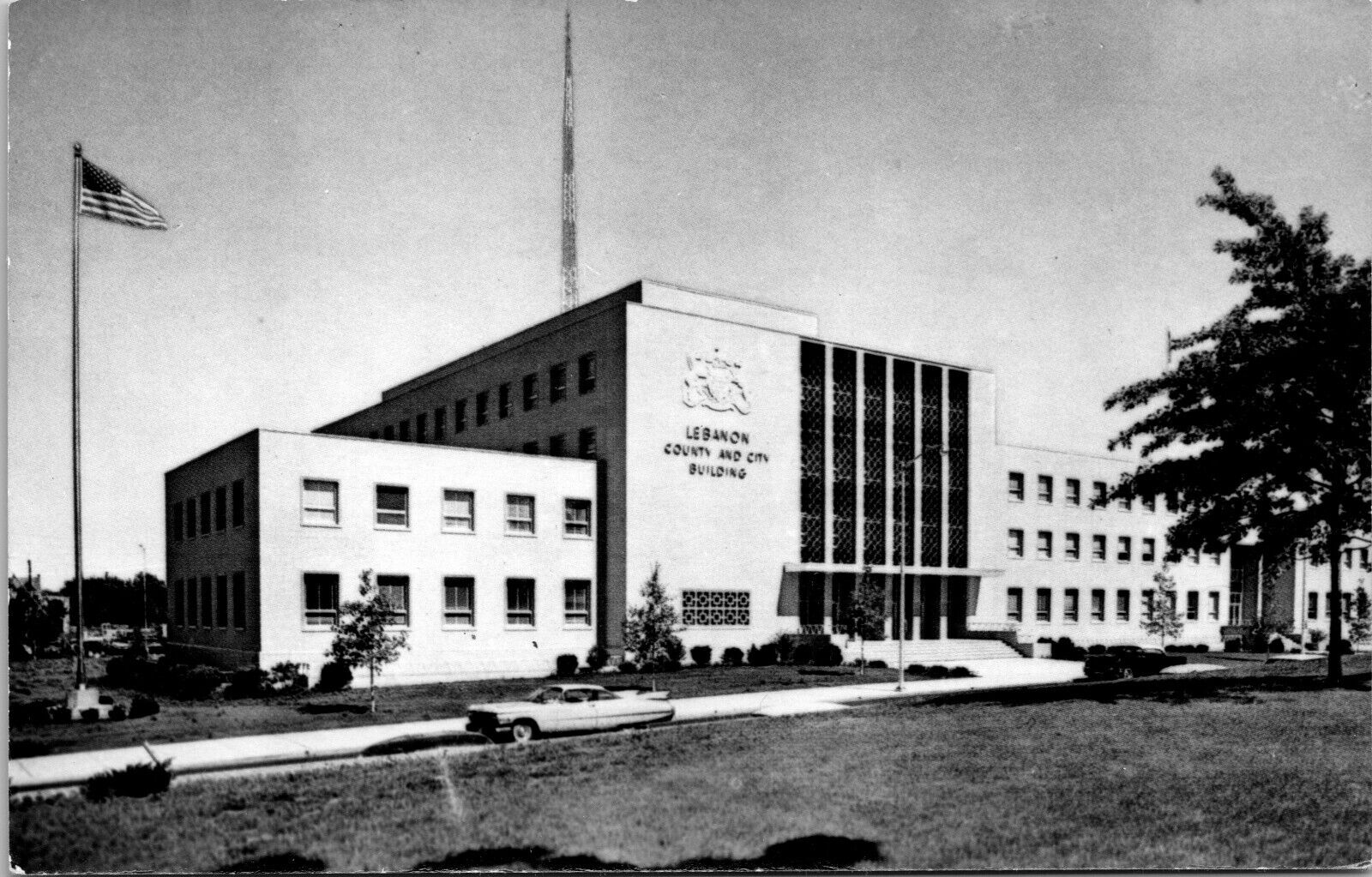 Lebanon PA County & City Courthouse Building RPPC Postcard Reprint