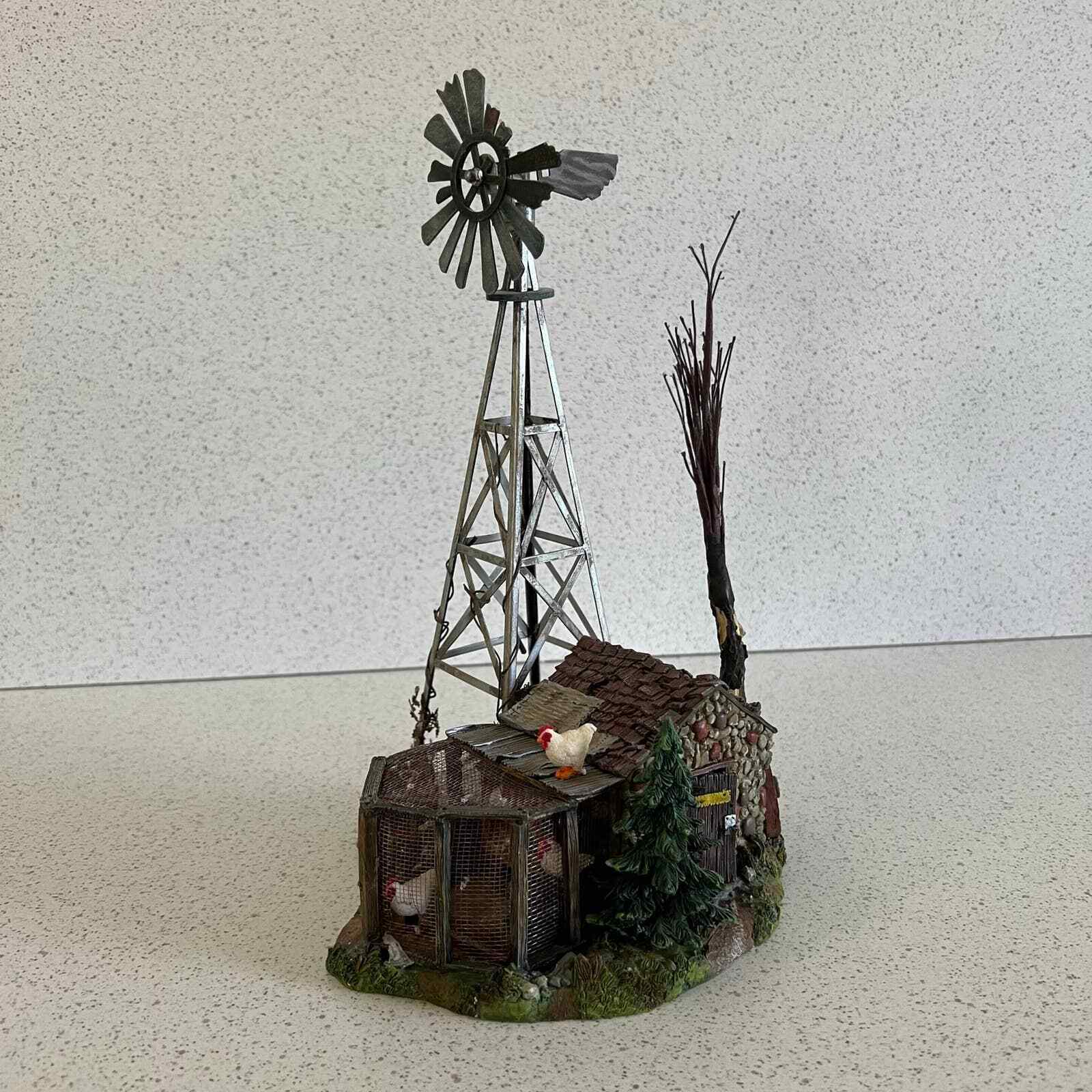 Dept. 56 Windmill By The Chicken Coop Christmas Bucks County Snow Village #52867