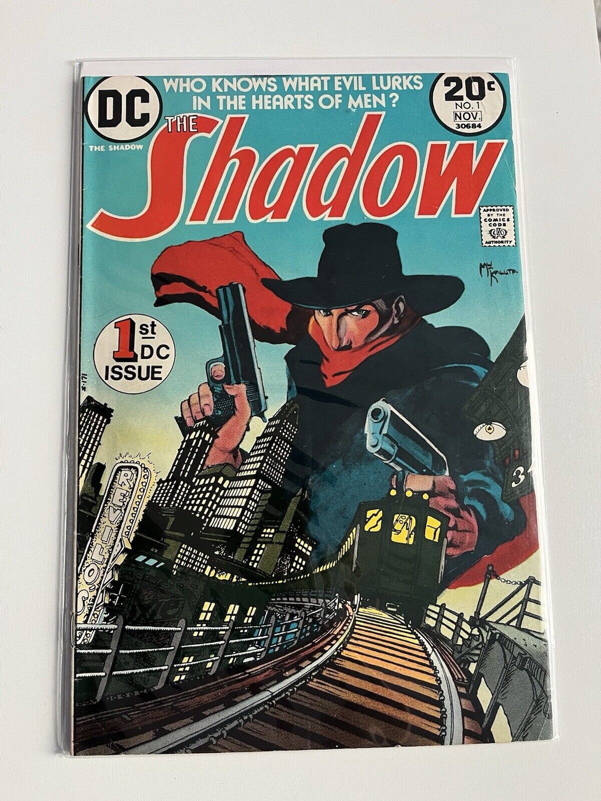The Shadow #1 (1973) 1st Appearance Of The Shadow, Mike Kaluta Cover, DC Comics 