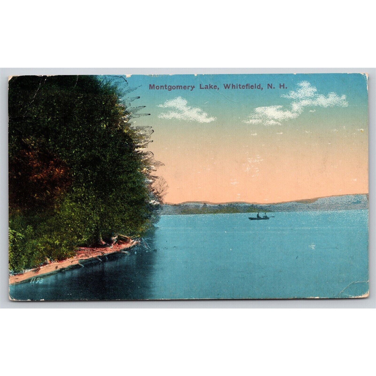 Postcard NH Whitefield Montgomery Lake