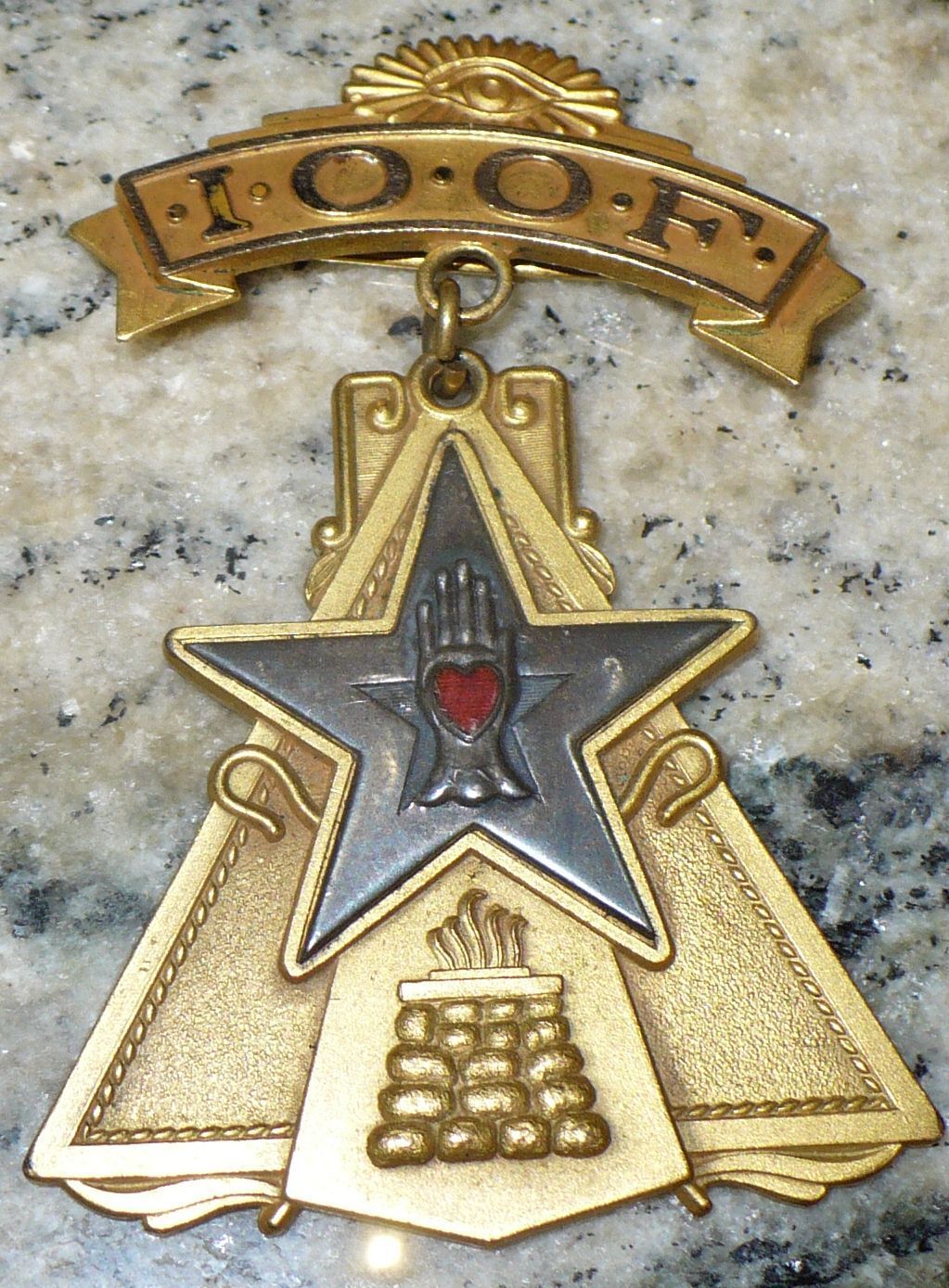 HIGHEST BRANCH OF INDEPENDENT ORDER OF ODD FELLOWS IOOF ENCAMPMENT PIN