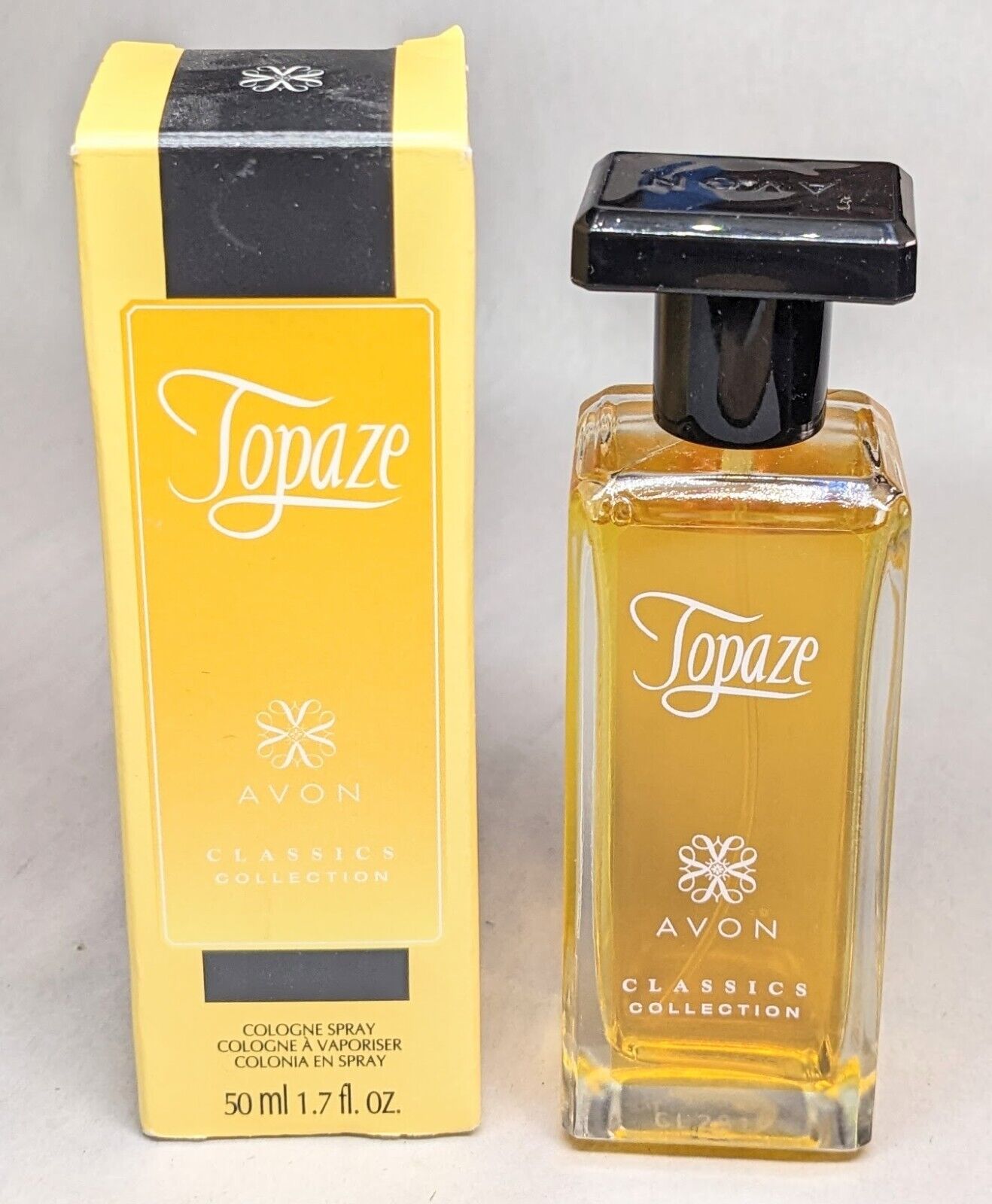 Avon Topaze Cologne Spray 1.7 oz. Classics Collection 50 mL Used