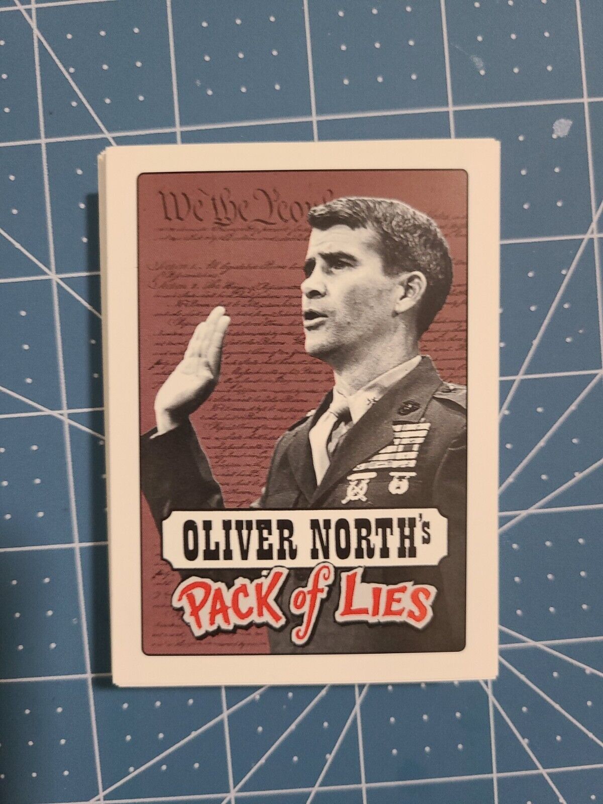 Oliver North’s “Pack Of Lies” Playing Cards