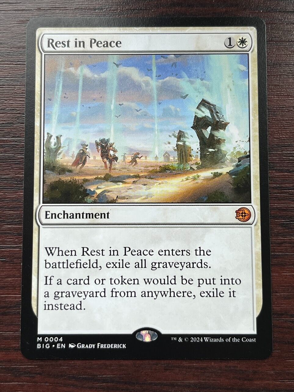 1x BIG SCORE REST IN PEACE - Outlaws - MTG Magic the Gathering