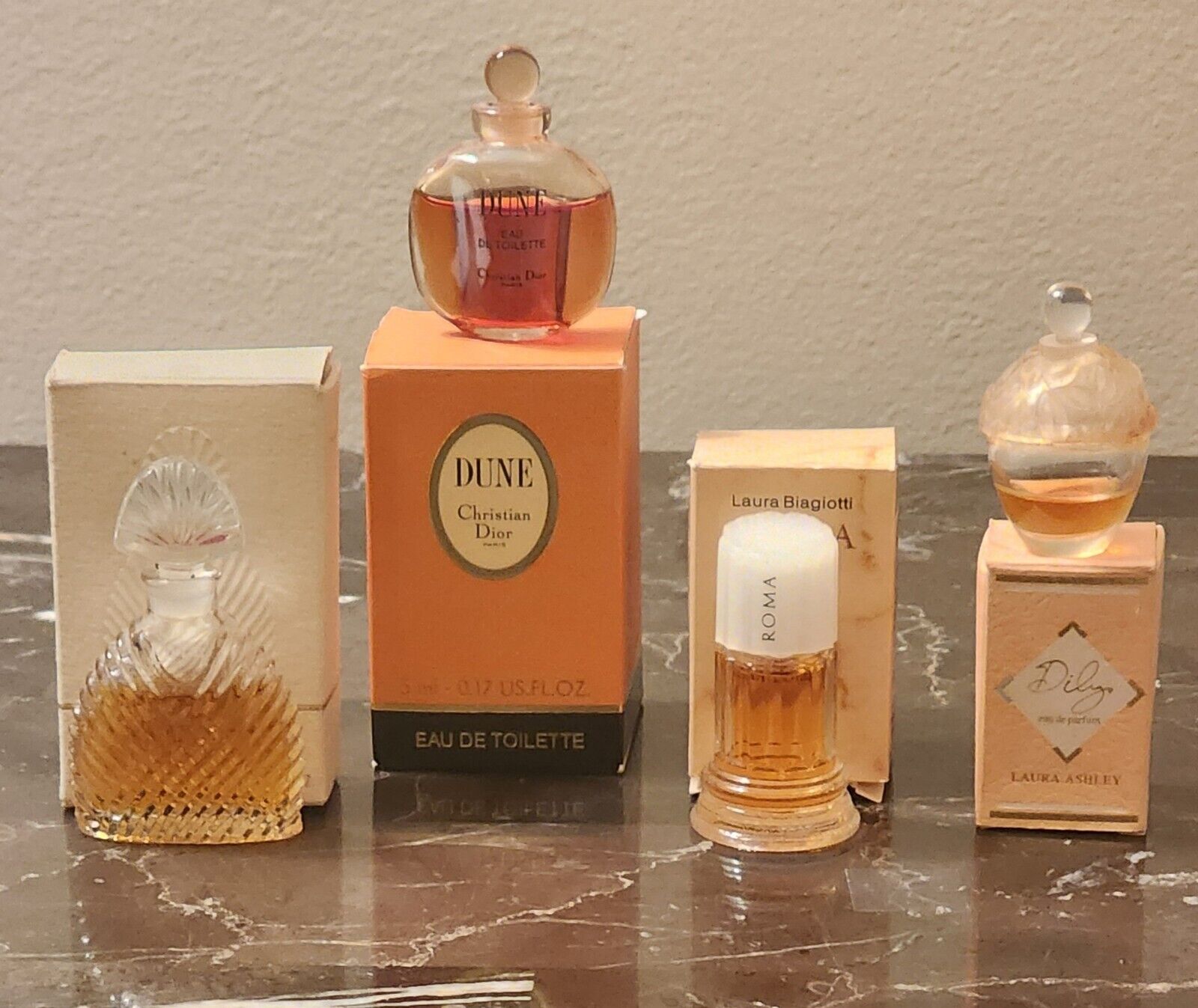 Vintage Perfumes Bottles Set Of 4 $30.00