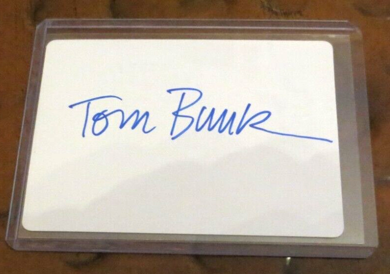 Tom Bunk Mad Garbage Pail Kid artist signed autographed card