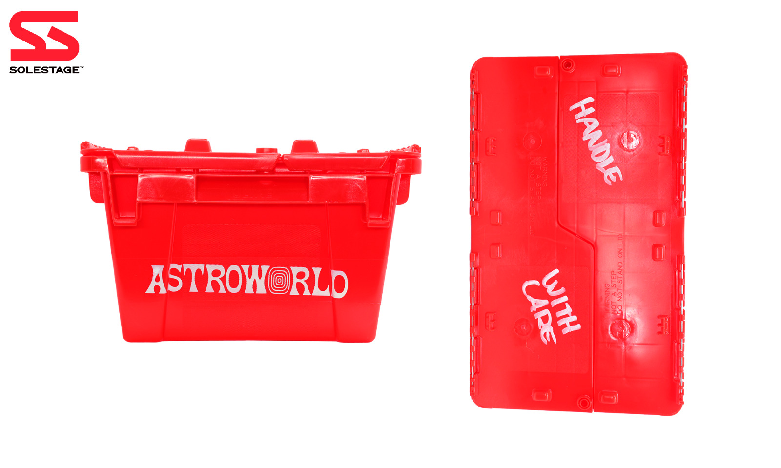 Travis Scott Astroworld Printed Crate - Stackable Red 2018 (TSCJ-CT001) One Size