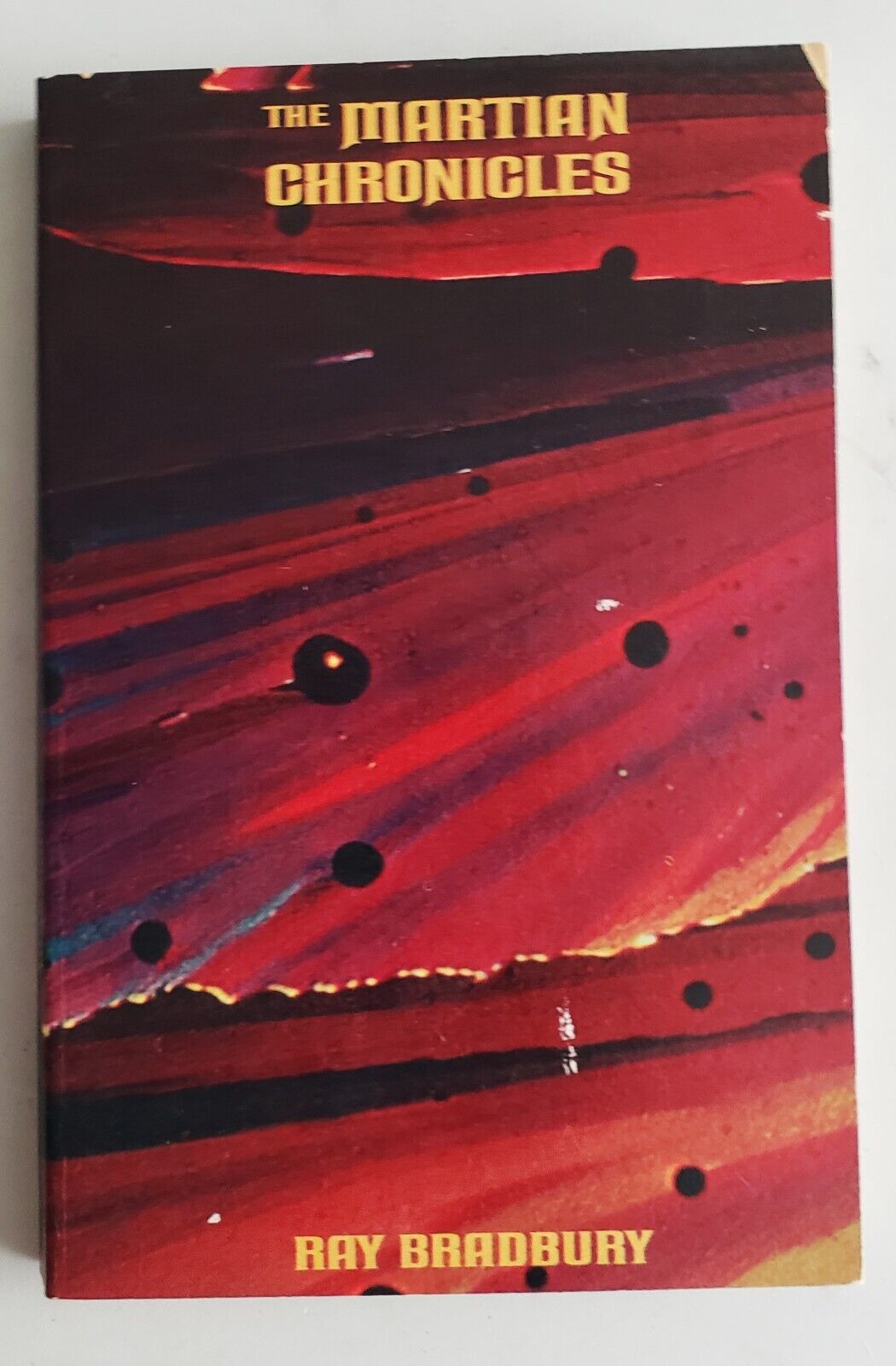 RAY BRADBURY The Martian Chronicles SIGNED Marie Jones art paperback edition
