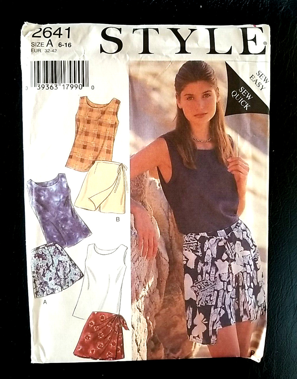 Style 2641 Sz A 6-16 Sew Pattern UNCUT Summer Top & Shorts Combo 5 piece Options