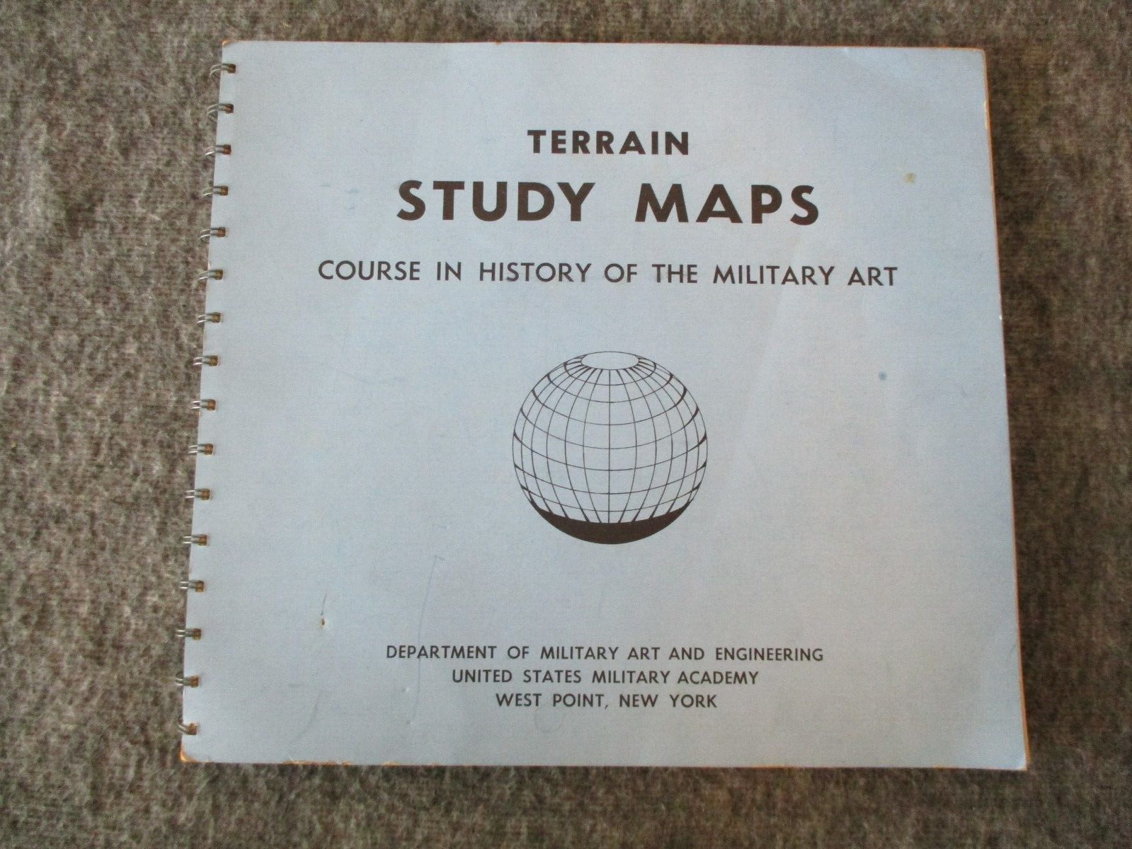 1960s TERRAIN STUDY MAPS VIETNAM ERA WEST POINT COURSE-HISTORY MILITARY ART BOOK