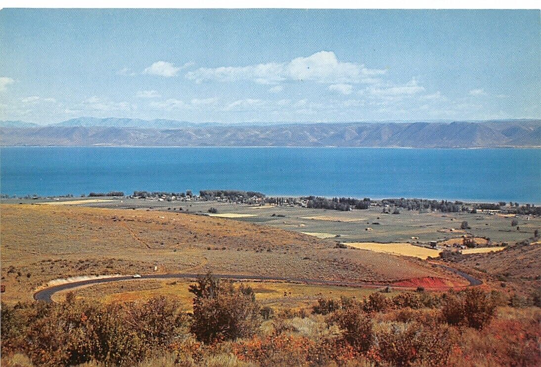 Rich County Utah Bear Lake County Idaho Bear Lake Vintage Postcard CP321