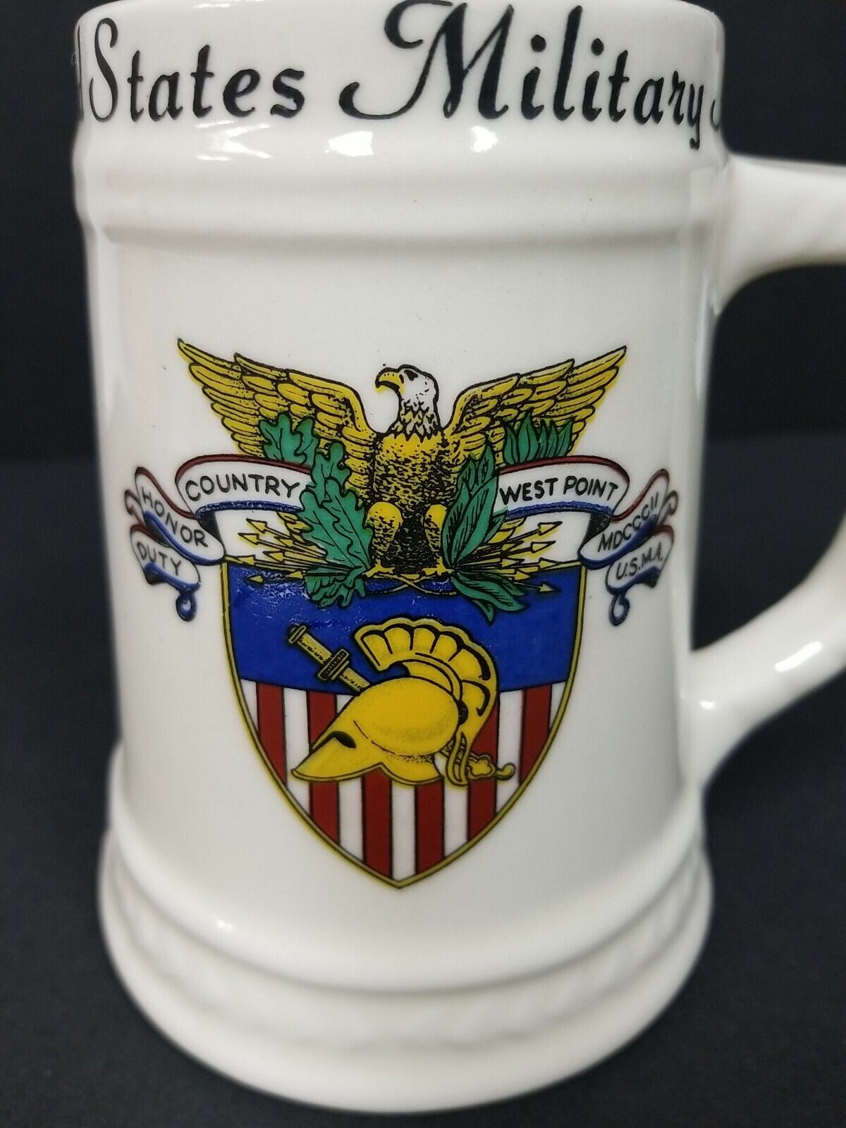  Vintage US Military Academy West Point Beer Stein Mug Imperal brand