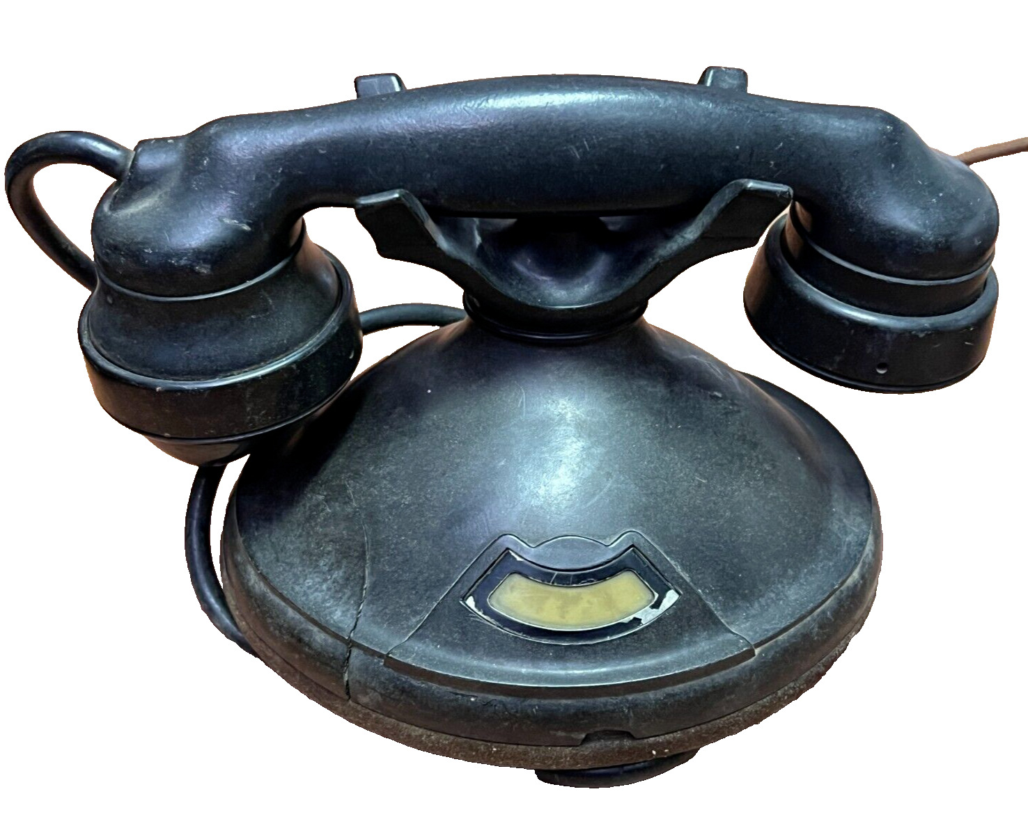 Vintage 1930s Stromberg Carlson Bakelite Antique Oval Base Desk Telephone Phone