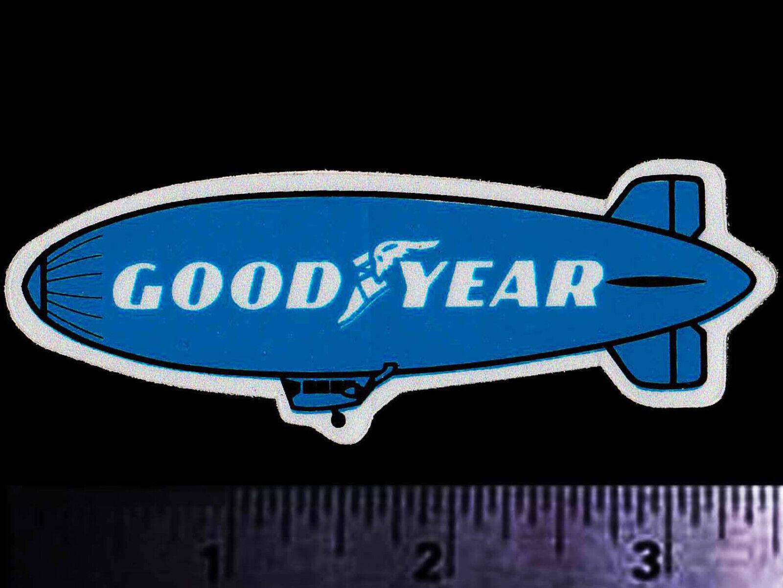 GOOD YEAR Blimp - Original Vintage 1970's Racing Decal/Sticker - 3.50 inch