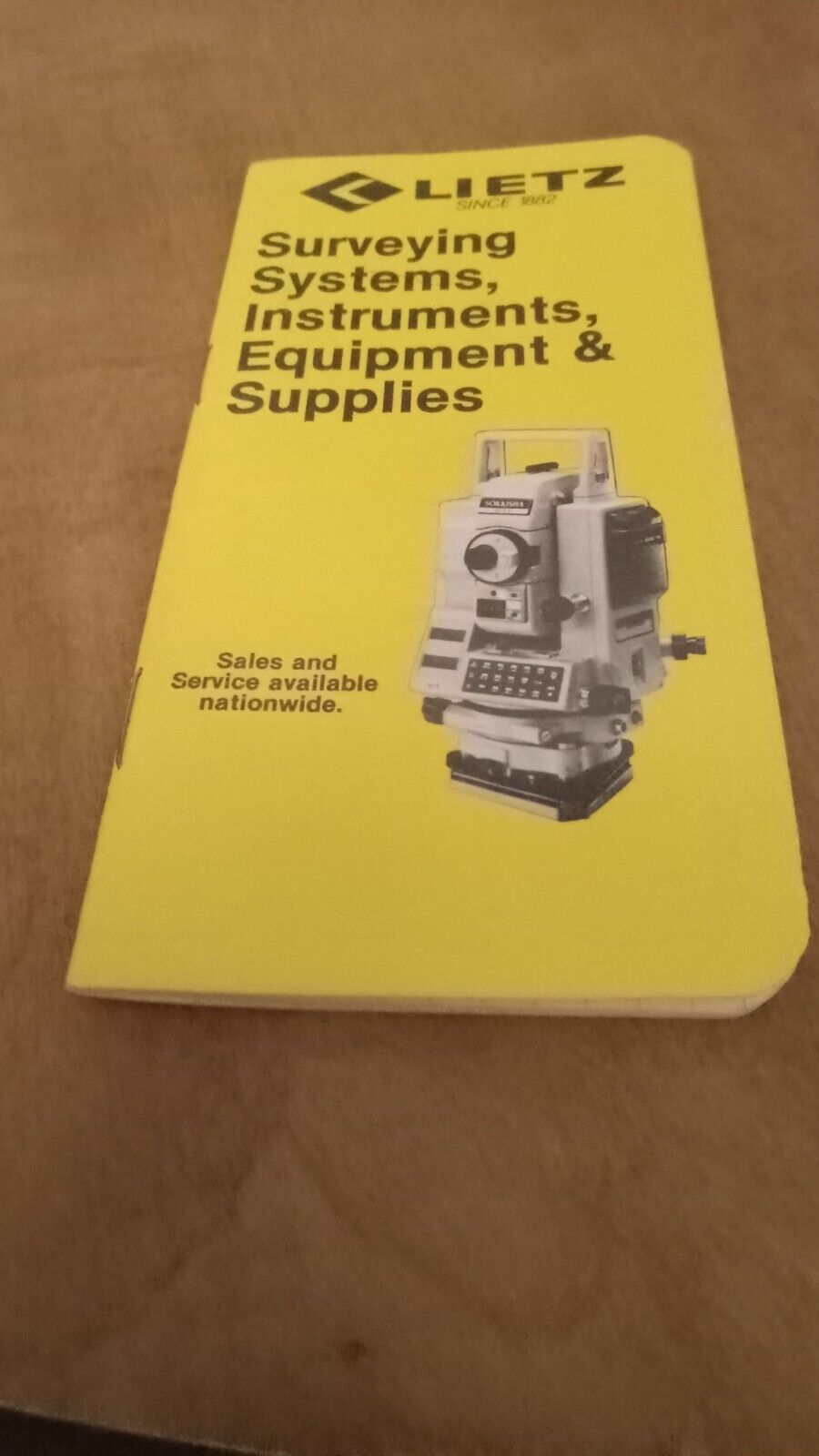 Vintage Lietz  Surveying Systems Instruments Equipment & Supplies Notebook