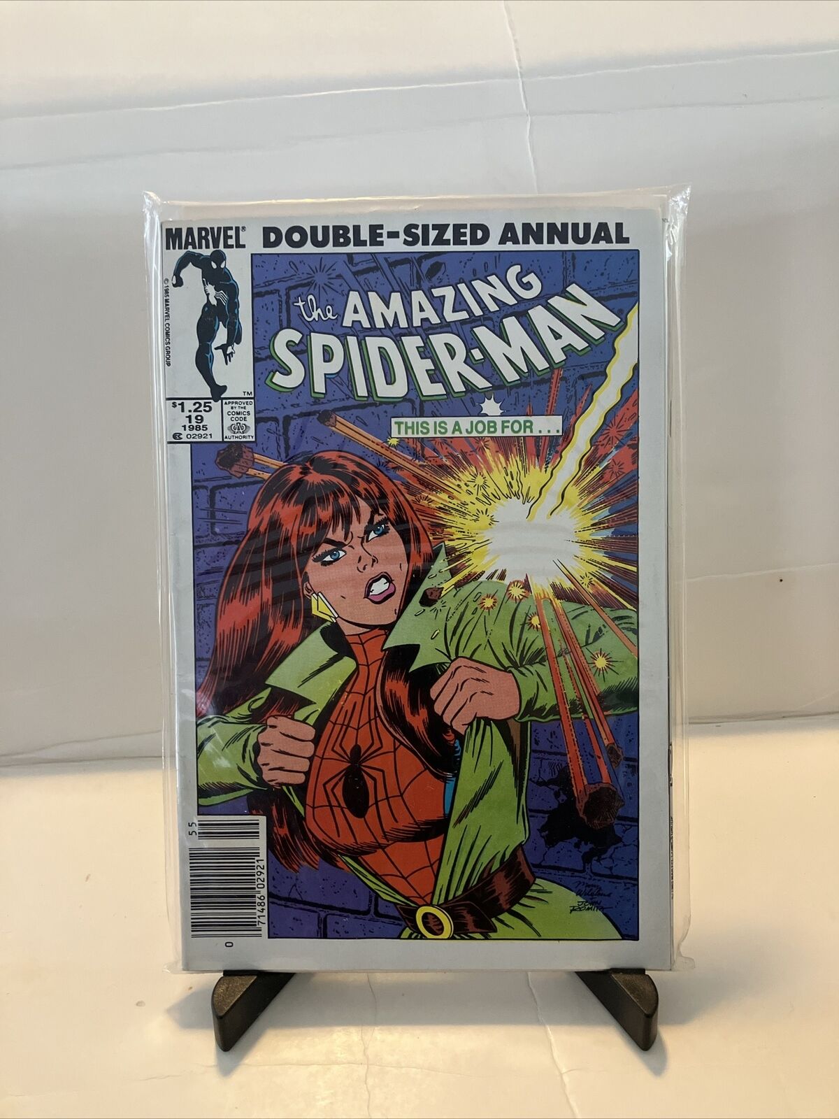 The Amazing Spider-Man 19 Marvel Comic Book 1985 Double Sized Annual Mary Jane