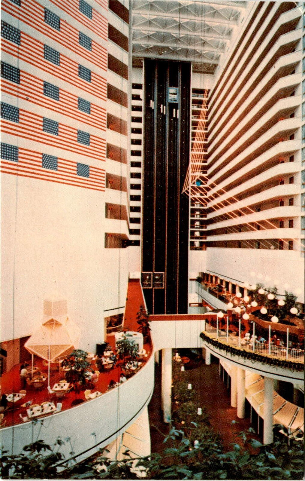 Hyatt Regency Hotel, Luxurious Rooms vintage postcard