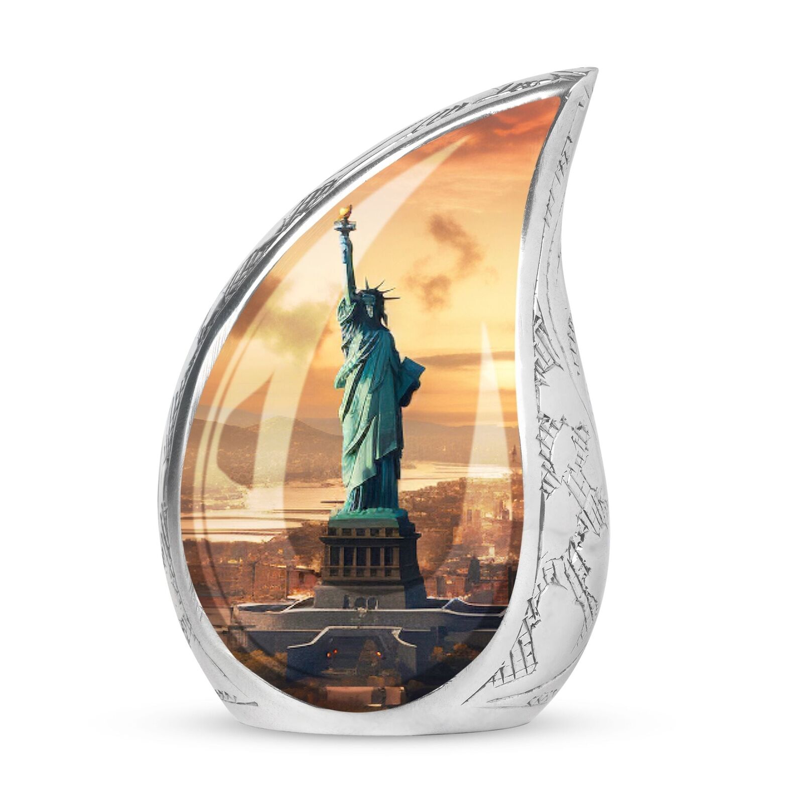 Experience the Statue of Liberty Full View with These Unique Ashes in an Urn