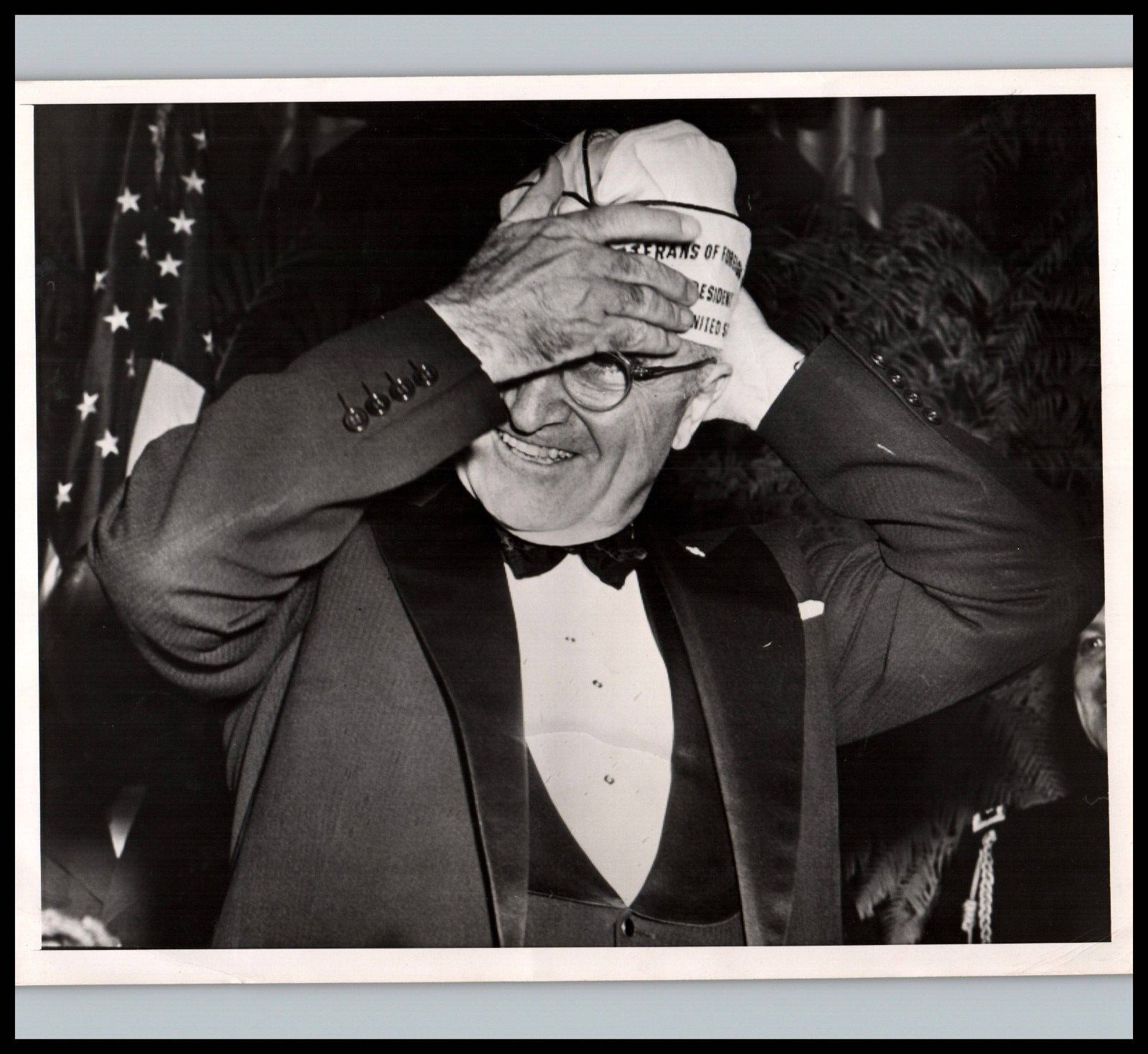 US PRESIDENT HARRY TRUMAN  PORTRAIT 1952 BOB MULLIGAN VINTAGE ORIG Photo 200