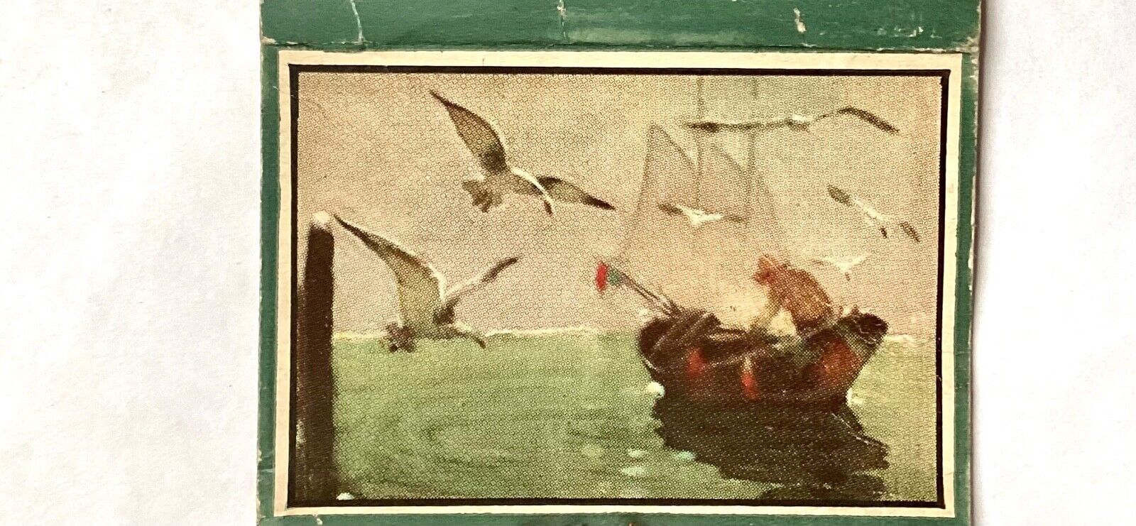 RARE 1930’S-40’S ROCKPORT, MASS. ARTIST ANTHONY THIEME PERSONAL MATCHBOOK COVER