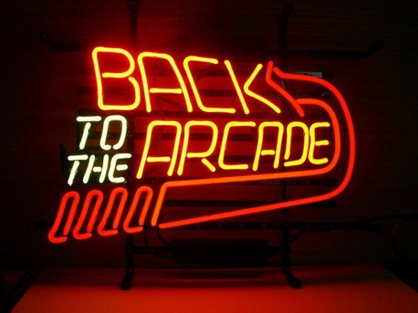 New Back to the Arcade Neon Light Sign 20\