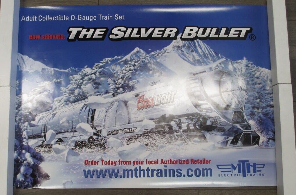 MTH Coors Light Silver Bullet Poster EX
