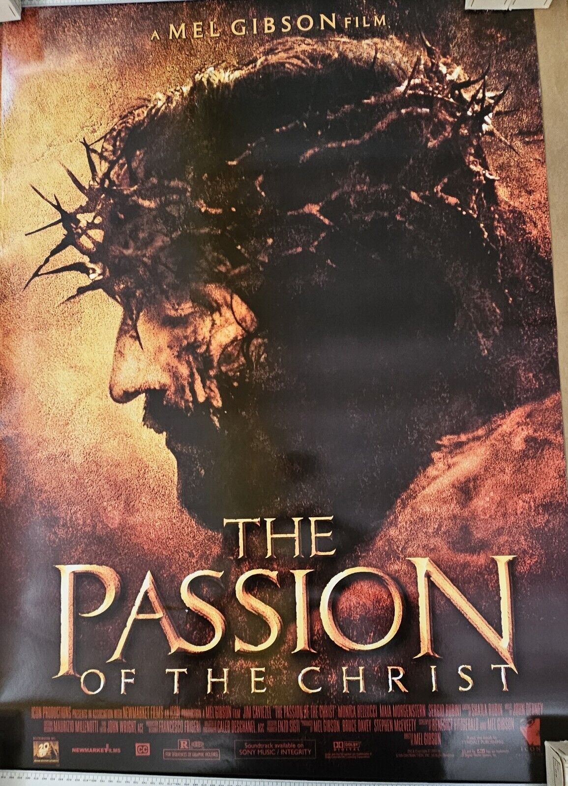 A film by Mel Gibson The Passion of The Crist Movie poster