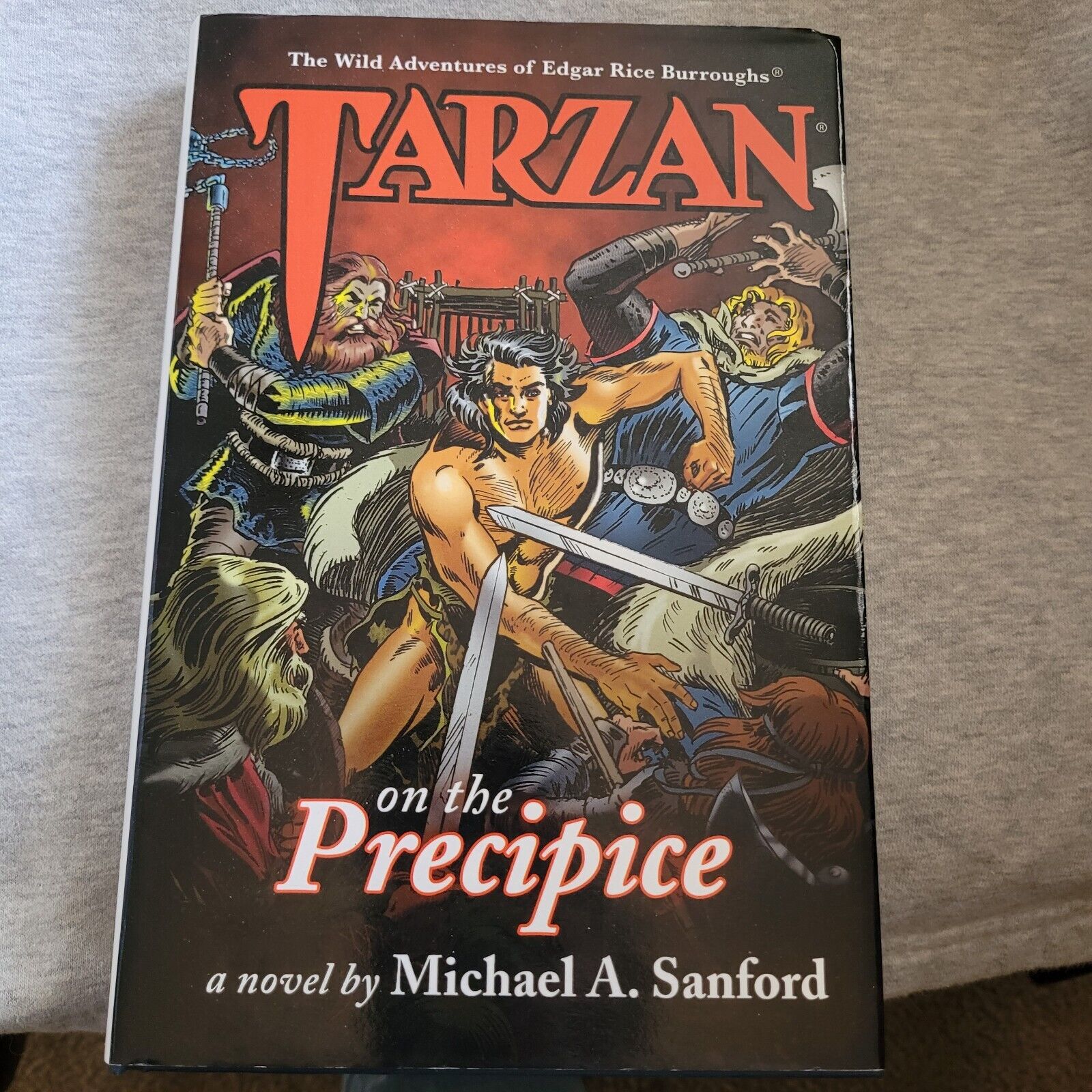 Tarzan on the Precipice by Michael A. Sanford (2016, Hardcover) Signed