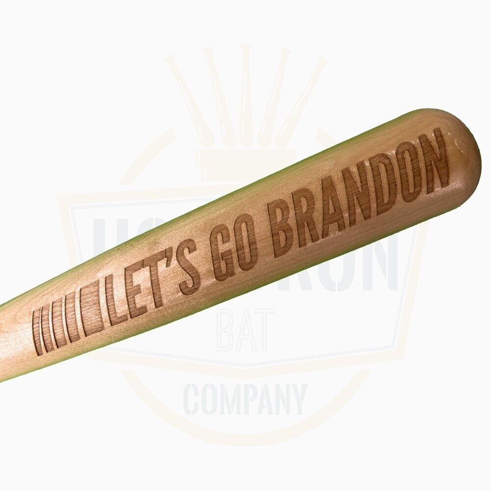 “Let’s Go Brandon” Engraved Baseball Bat (Free Shipping)