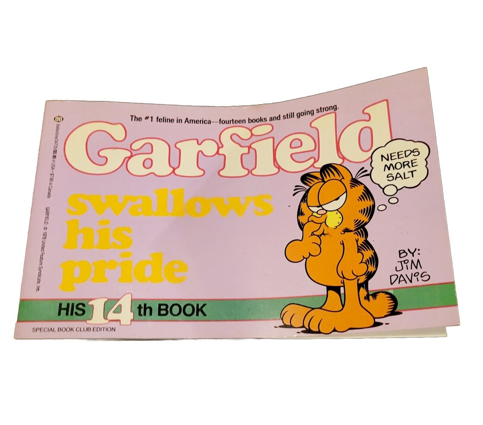 Garfield #14 Comics(Random House October 1987) Special Book Club Edition