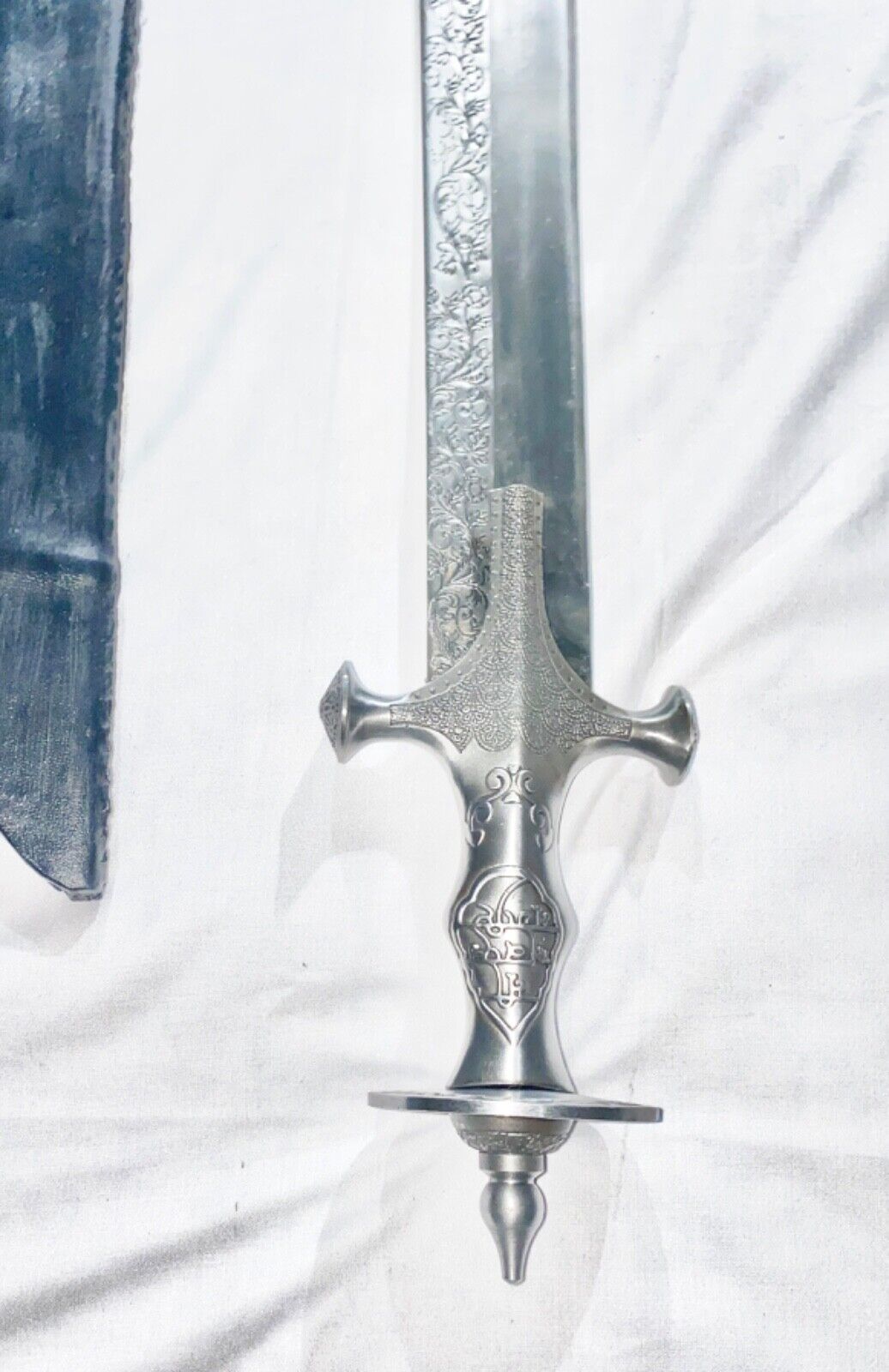 Sikh Khanda, Kamani blade (3feet) Sikh Sword, Sikh Dagger, Sikh Kirpan