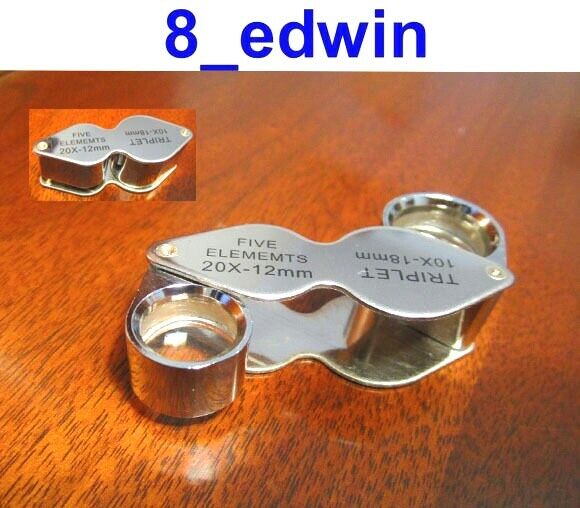 10x AND 20x Jeweler's Loupe Dual lenses - Sale   Fast Shipping from Victoria 