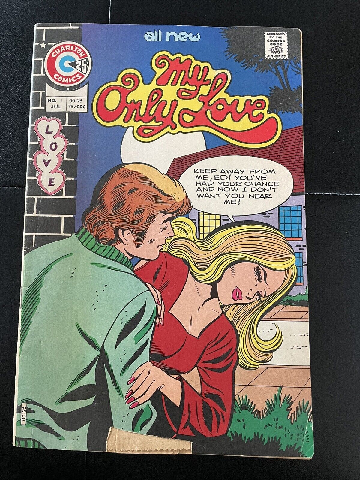 My Only Love #1 - Charlton Comics Bronze Age Romance GGA Good Girl Art - 1975