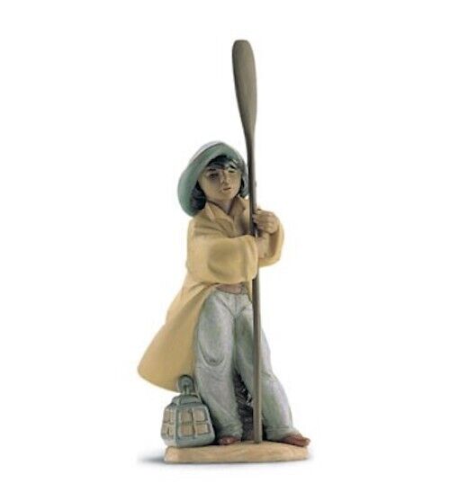 Lladro Retired 01012335 Young Fisherman New in box