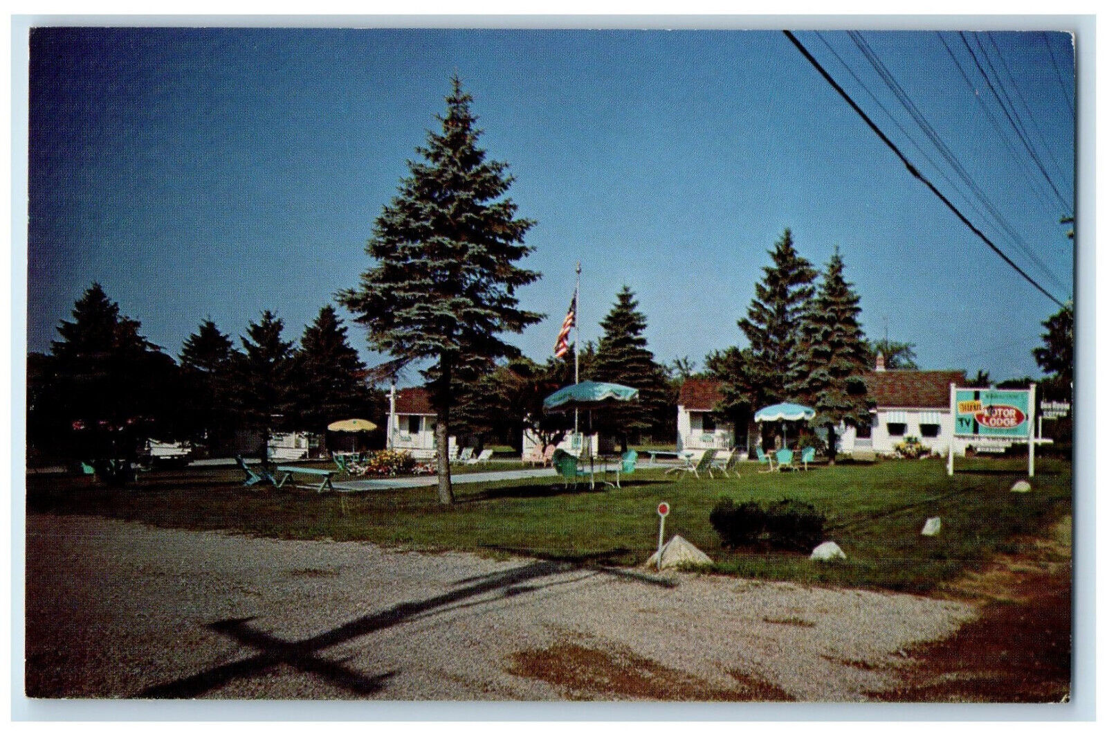 c1970s Winnacunnet Motor Lodge, Winnacunnet Road, Hampton Beach NH Postcard