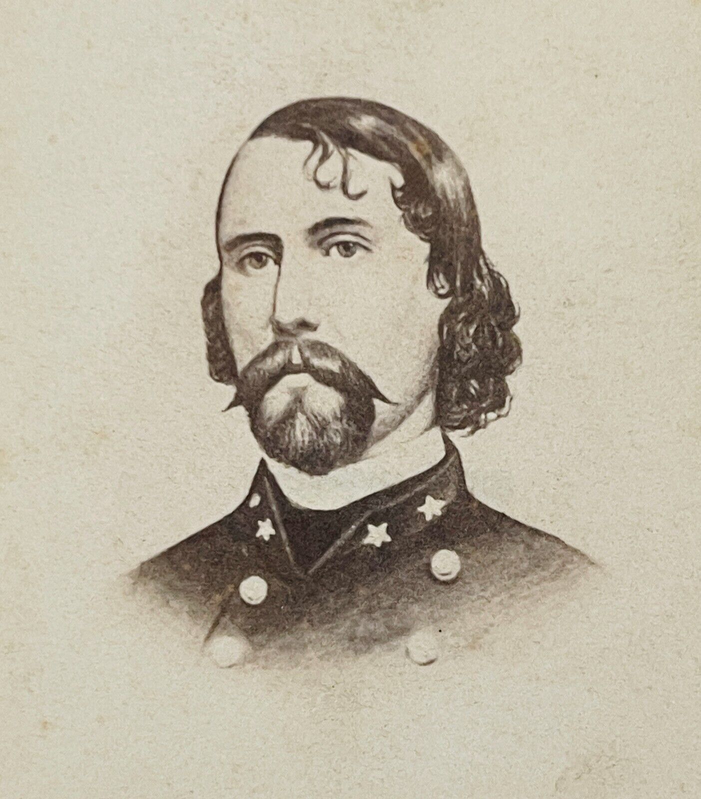 Civil War Soldier CDV Photo Print Confederate General A. P. Hill