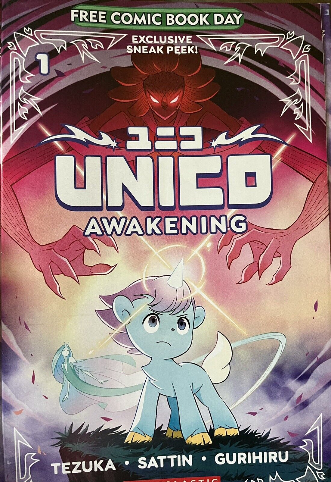 UNICO AWAKENING #1 (2024) FCBD Free Comic Book Day NO STAMP Scholastic