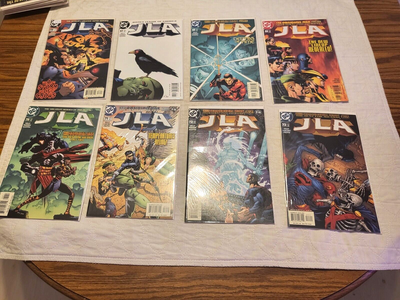 8 Issues Of   J L A  Justice League Of America    DC Comics  Issues 66 - 73