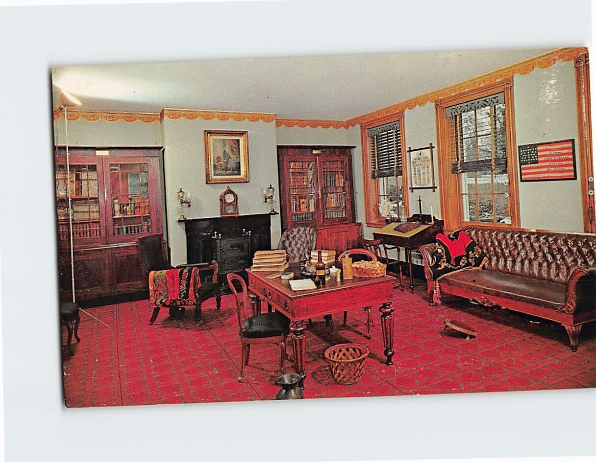 Postcard Restored Home of James Buchanan Wheatland Lancaster Pennsylvania USA