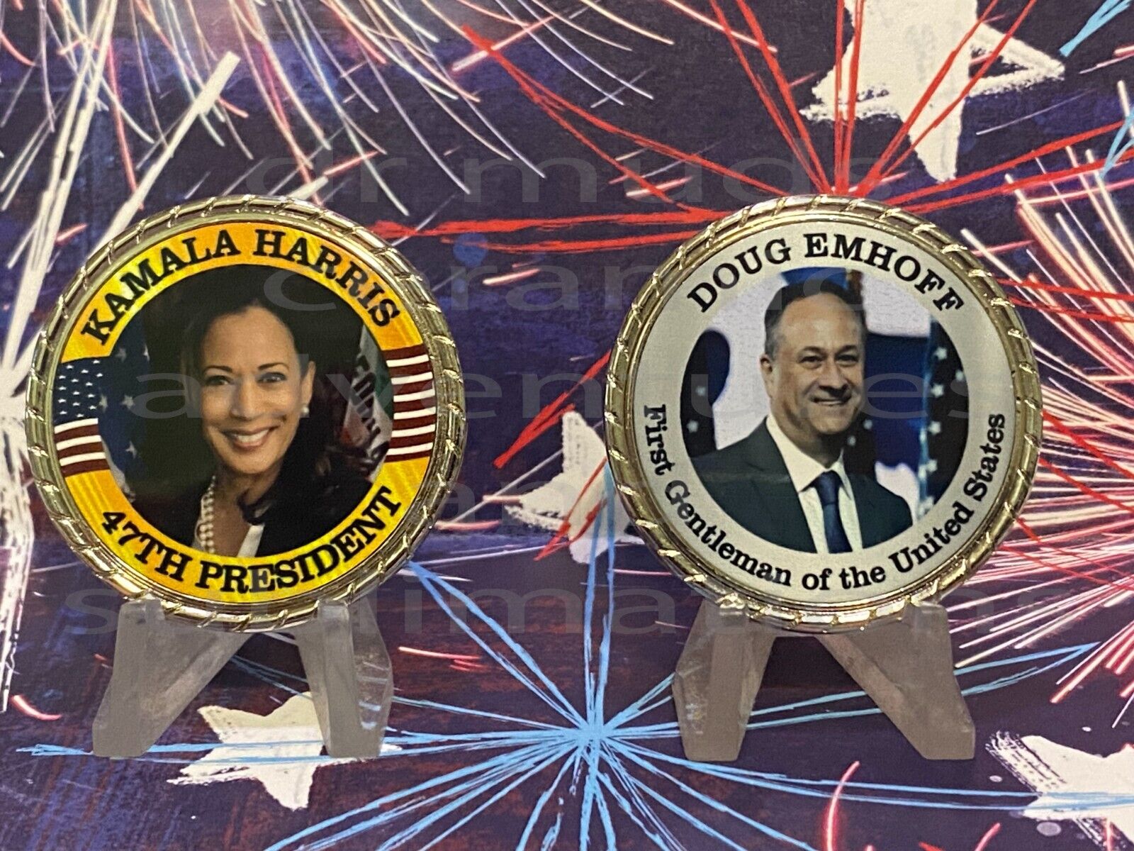 47th President Kamala Harris and First Gentleman Doug Emhoff Celebration Coin