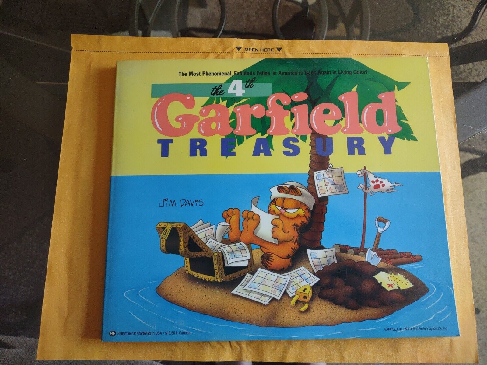 Garfield Treasury #4 (Random House, November 1987) 1st softcover new L5