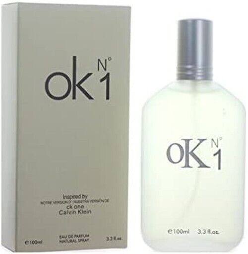 Perfume for Men OK1 UNISEX EDT Natural  Cologne Fragrance Spray 3.3oz